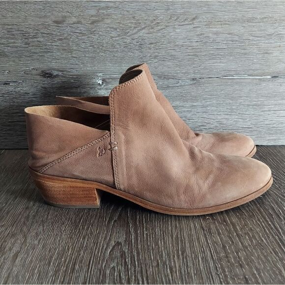 SAM EDELMAN Prentice Convertible Tan Ankle Boots Mules Size 8M - Picture 2 of 12